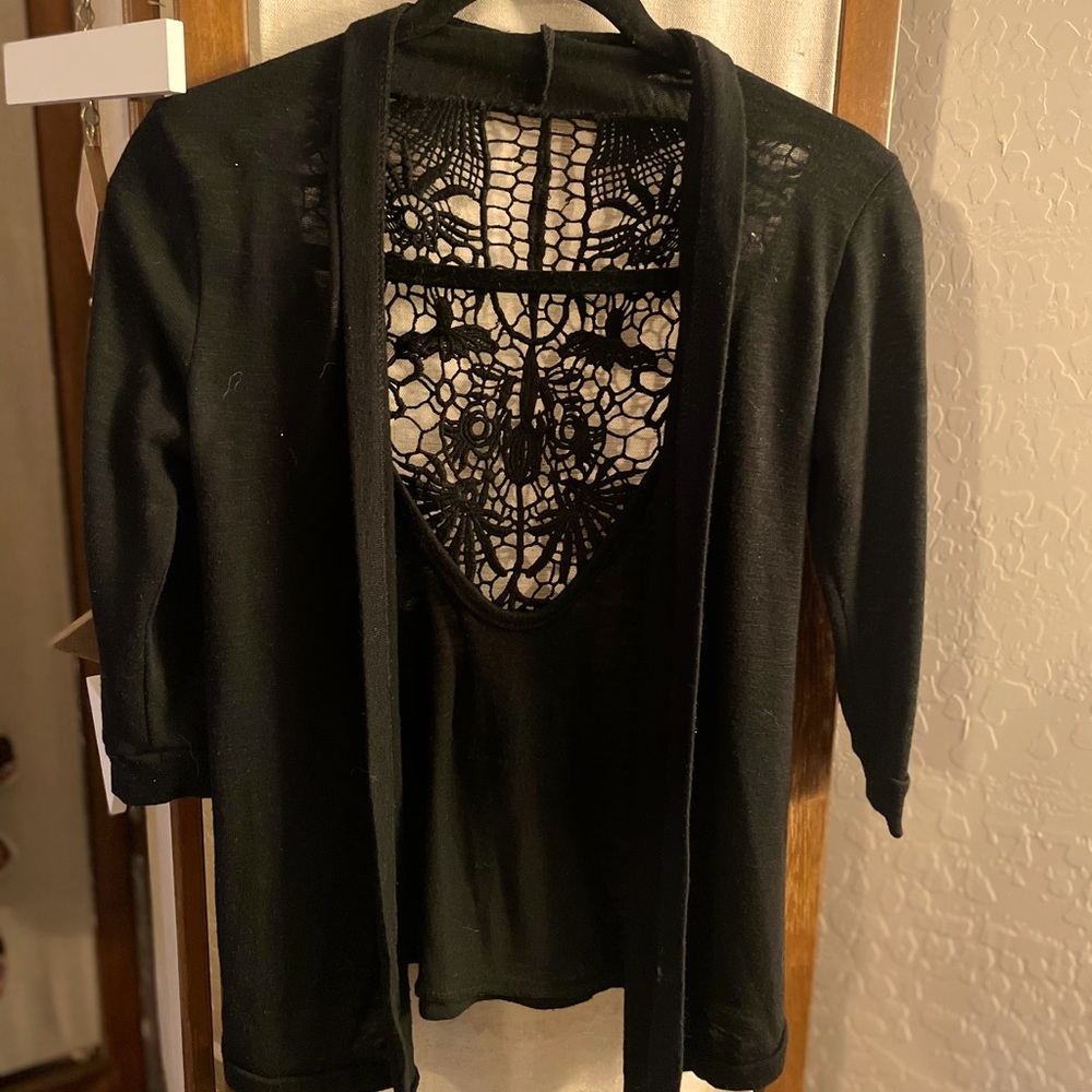 3/4 sleeve cardigan